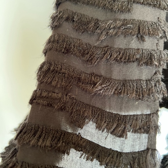 Pullover, sheer with strips of fringe - Picture 2 of 8